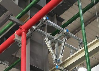 大冶该抗震支架的整体式支吊架结构协调性好